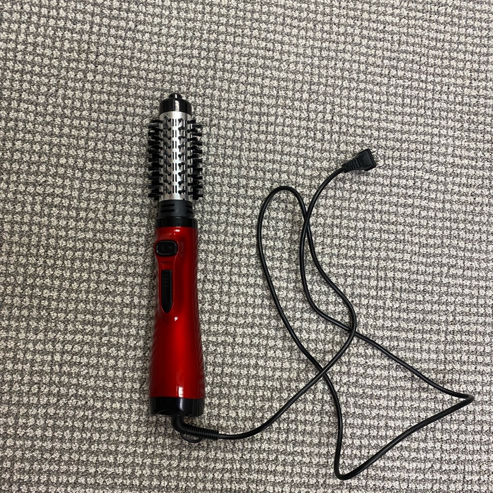 Red Rotating Hot Air Brush